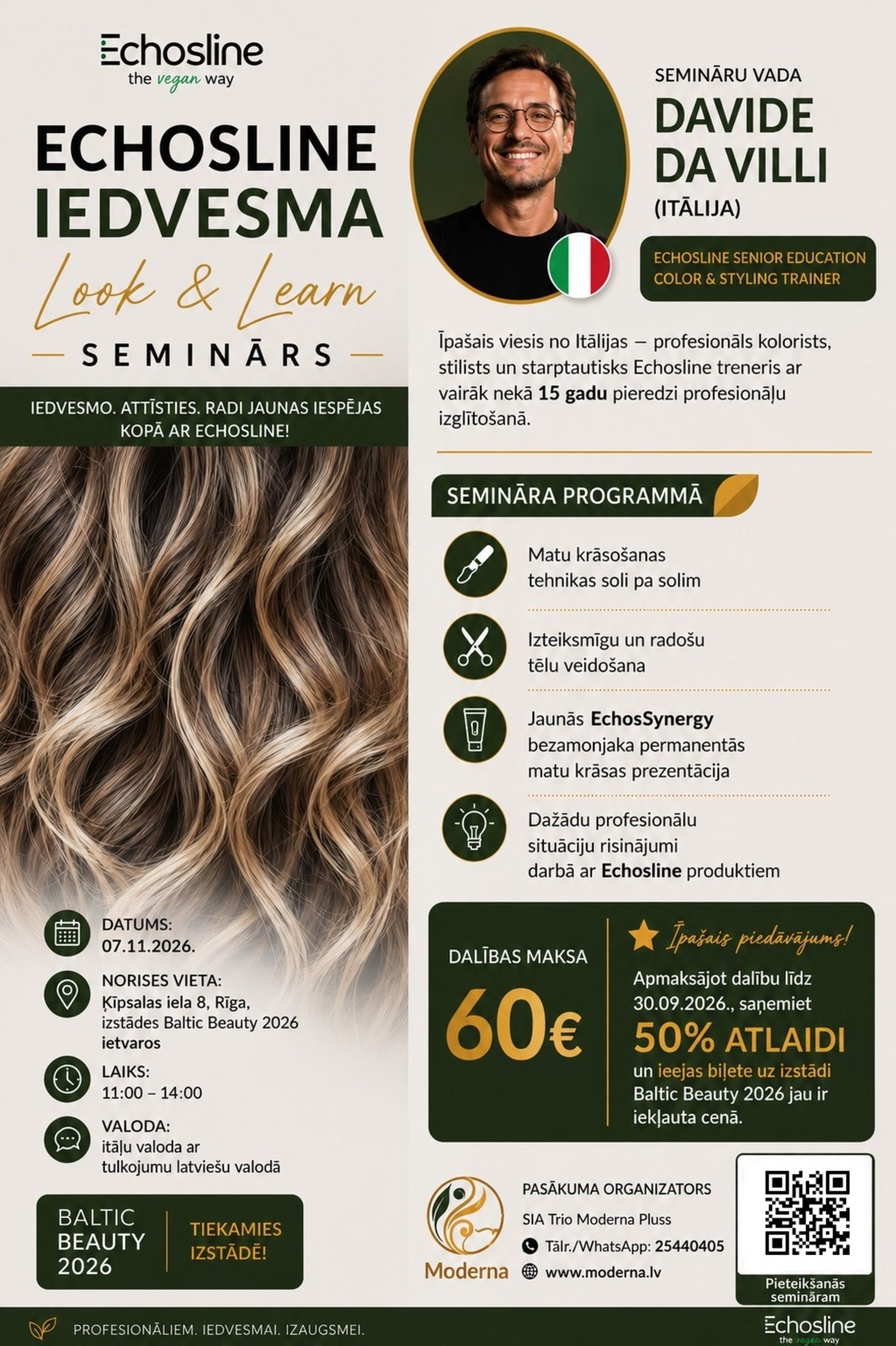 ECHOSLINE IEDVESMA Look & Learn seminārs