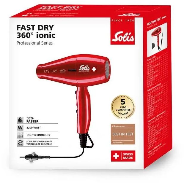 Fēns Solis 381 Fast Dry 360° ionic Red